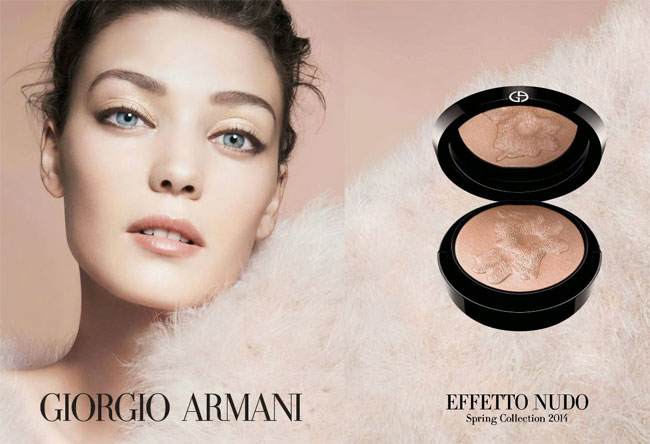 Весенняя коллекция макияжа от Giorgio Armani Effeto Nudo Collection spring 2014