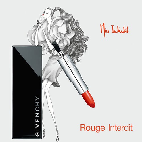 Летняя коллекция 2014 помад от Givenchy Miss Interdit Collection for Summer 2014