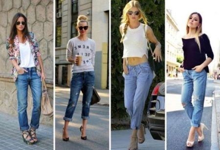 Советы как выбрать и с чем носить джинсы бойфренда