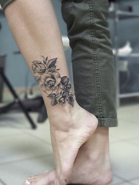 Топ-20 элегантных татуировок на щиколотке для женщин
