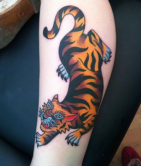 110 самых крутых дизайнов тату тигров для женщин и мужчин