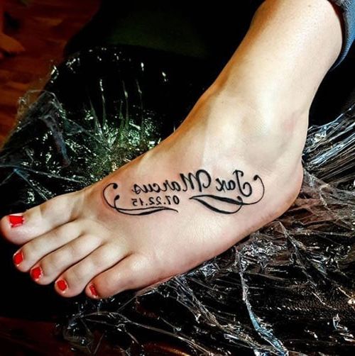 100 символичных татуировок с именем для женщин и мужчин
