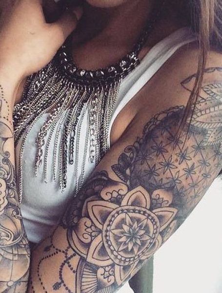 Топ-25 стильных татуировок с цветком лотоса для женщин