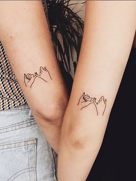 Топ-25 символичных татуировок для сестер